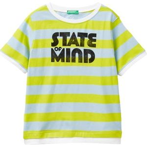 United Colors of Benetton T-shirt voor kinderen en jongeren, Groen, 122