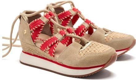 Gioseppo Griswold - Sandalen - Open Leer - Raffia - Gewatteerde Zool