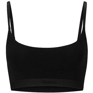 HUGO Twin Pure Bralette voor dames, zwart 1, XL