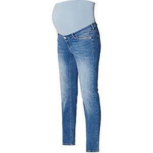 ESPRIT Maternity Damesbroek Denim Over The Belly Straight Jeans, Medium Wash-960, 34/32