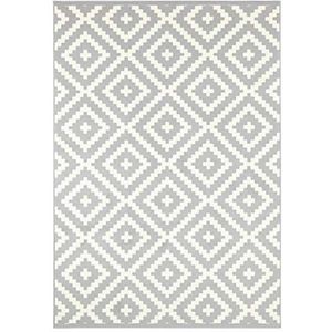 Hanse Home Velours tapijt Native grijs crème, 120x170 cm