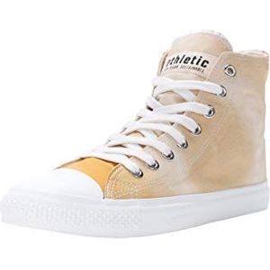 Ethletic Unisex Fair Trainer White Cap High Cut' Sneakers, Golden Shine Just White, 41 EU