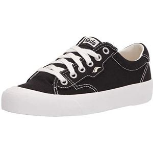 Keds Dames Crew Kick 75 Org Core Canvas Sneaker, Zwart, 37 EU
