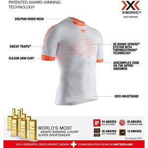 X-Bionic Dames Invent 4.0 Lt T-shirt, Opal Black/Arctic White, L