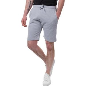 HopenLife FOXEL Effen piqué-gebreide shorts voor heren, grijs, S, Grijs, S