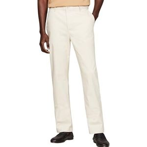 Tommy Hilfiger Heren Mercer Essential Twill Chino geweven broek, beige, 33W/36L, gebleekte steen, 33W / 36L
