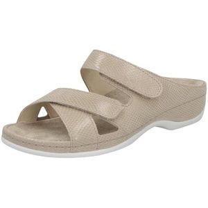 Berkemann Felia Pantoffels voor dames, Beige Shiny, 35.5 EU
