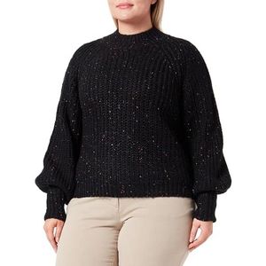 UCY Dames gebreide trui 12419402-UC01, zwart meerkleurig, XL/XXL, Zwart meerkleurig., XL/XXL