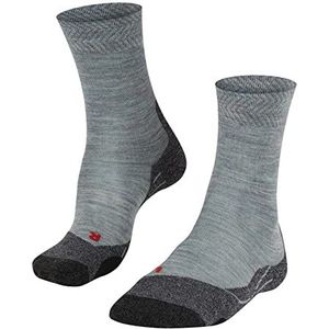 FALKE Dames Wandelsokken TK2 Explore Melange W So wol functioneel materiaal anti-blaar dik 1 paar, Blauw Smoke Blue 6333, 39-40