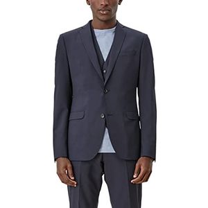 s.Oliver BLACK LABEL Mannen Business Suit Jacket, marineblauw, 48