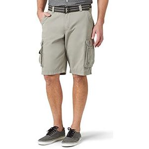 Lee Nieuwe Wyoming Cargo Short met riem voor heren, Cement, 42