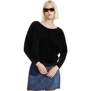 G-Star RAW Batwing Velvet Loose Sweat, Zwart (Dk Black D25747-d428-6484), M