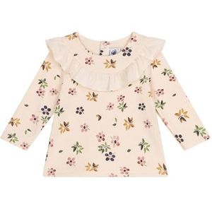 Petit Bateau Blouse met lange mouwen voor meisjes, Avalanche/Multico, 3 Maanden