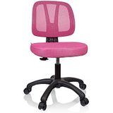 hjh OFFICE Kinder bureaustoel KID YU 200 Netstof Roze