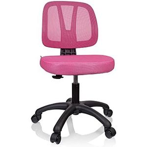 hjh OFFICE Kinder bureaustoel KID YU 200 Netstof Roze