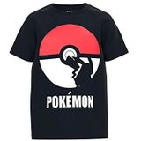 NAME IT Nkmnabel Pokemon Ss Top Noos Bfu T-shirt voor jongens, zwart, 146/152 cm