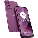 Motorola Moto g55 5G Smartphone (krasbestendig 6,49 inch FHD+ display, 50 MP camera, 8/256 GB, waterafstotend ontwerp, 5000 mAh, Android 14) Twilight Purple incl. beschermhoes