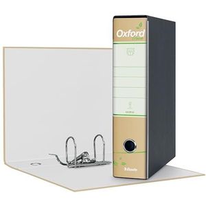 Esselte Oxford Green Recorder met mechanisme nr. 1 in protocolformaat met 8 cm rug, 100% gerecycled papier, 6 stuks, 397850501