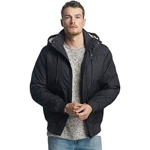Urban Classics Heavy Hooded Jacket voor heren, Donkerblauw, S