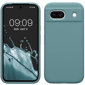 kwmobile telefoonhoesje compatibel met Google Pixel 8a hoesje - Zachte case voor smartphone - Back cover in Arctische nacht