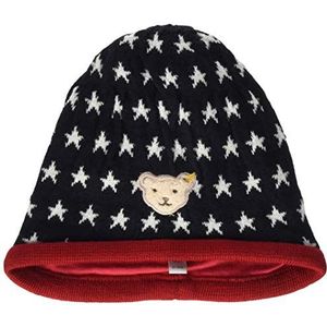 Steiff Baby-meisje met schattige teddybeer-applicatie muts, Steiff Navy, 045