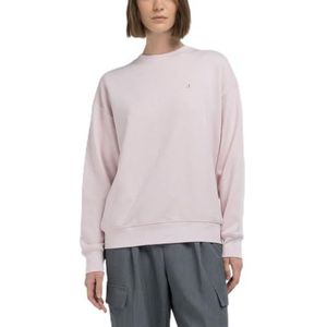 Replay Sweatshirt voor dames, 565 poederroze, XS