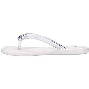 melissa Airbubble Flip Flop Ad, platte sandalen voor dames, Wit, 38 EU