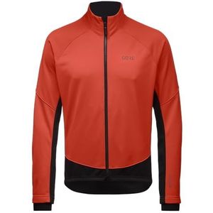 GORE WEAR Thermo-fietsjack voor heren, C3, GORE-TEX INFINIUM, M, vuurrood/zwart