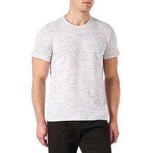 TOM TAILOR Uomini Basic T-shirt 1031575, 29803 - White Navy Inject Stripe, XXS