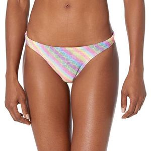 ARENA Women's Standard Rulebreaker Free Brief Bikini Bottoms Athletic Sport Swimsuit, Paparazzi, Medium