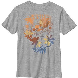 Disney Classics Lilo & Stitch - Aloha Stitch Boys Crew neck T-Shirt Heather grey 104