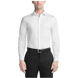 Van Heusen Herenoverhemd Slim Fit Ultra rimpelvrije Flex kraag Stretch, Wit, 15""-15.5"" Neck 32""-33"" Sleeve