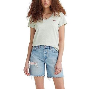 Levi's dames Perfect V-Neck, Aria Floral Omphalodes, XXS
