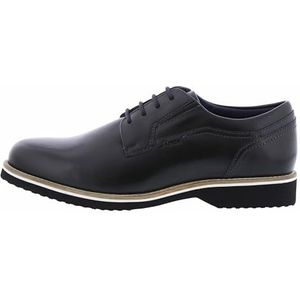Sioux Heren Dilip Oxford plat, Zwart, 40 EU Breed