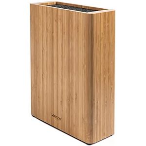 Arcos Messenblok - Universeel blok voor messen tot 25 cm - Gemaakt van bamboe 280 x 215 x 90 mm - kleur bruin