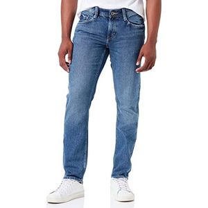 Mustang Oregon Tapered Jeans voor heren, middenblauw 783, 34W x 30L
