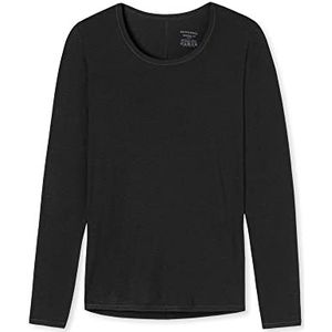 Schiesser Meisjesshirt 1/1 ondergoed, zwart, 152