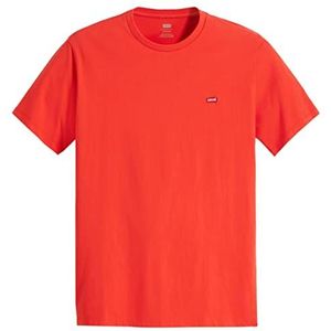 Levi's heren T-Shirt Ss Original Housemark Tee, Valiant Poppy, XS