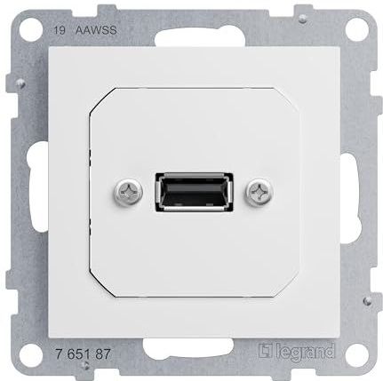 LEGRAND - SEANO - USB-gegevensdoos met Kabel - Ultradun - USB 3.0 - 15 cm