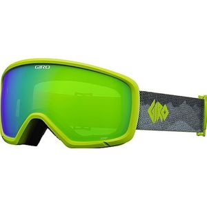 Giro Youth Stomp Ski/Sneeuwbril - Ano Lime Linticulair - Loden Green Lens