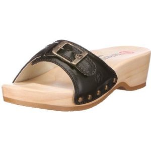 Berkemann - HAMBURG - Slippers - Zwart - Orthopedische Slippers