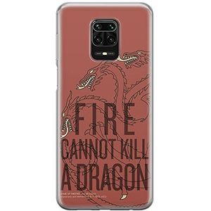 ERT GROUP mobiel telefoonhoesje voor Xiaomi REDMI NOTE 9 PRO/ 9S origineel en officieel erkend Game od Thrones patroon Game of Thrones 015, hoesje is gemaakt van TPU