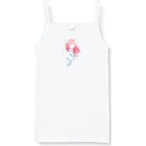 United Colors of Benetton Tanktop 3MC10H00F, wit met opdruk 101, 90 meisjes, wit met opdruk 101