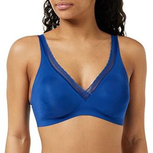 Sloggi Dames Body Adapt Twist T-Shirt BH Gevoerde beha, Blue Sapphire, XL Plus