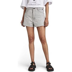 G-STAR RAW Dames Type 89 Cut Shorts, Grijs (Sun Faded Grey Limestone D109-d127), 25W Regular