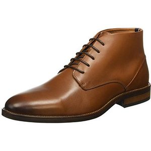 Tommy Hilfiger Heren D2285alle 10a Chukka Boots, Braun Brandy 601, 45 EU