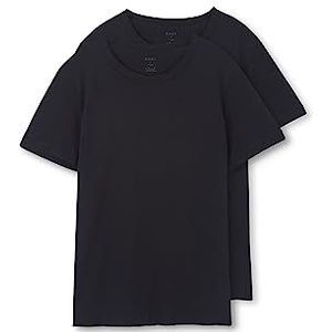Dagi Heren 2 Pack Basic Cotton Undershirt, zwart, M, zwart, M