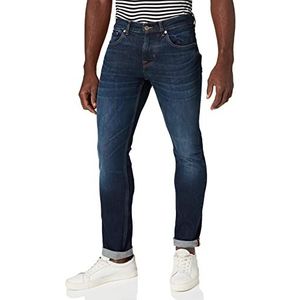 7 For All Mankind Heren JSMSL390HB Jeans, Dark Blue, 28