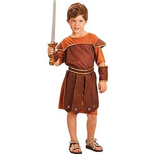 Bloemen Paolo – Gladiator Romano kostuum kinderen M (5-7 Jahre) bruin
