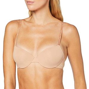 Emporio Armani Dames Dames Basic Bonding Microvezel Onzichtbare BH T-shirt-beha, nude, 70C